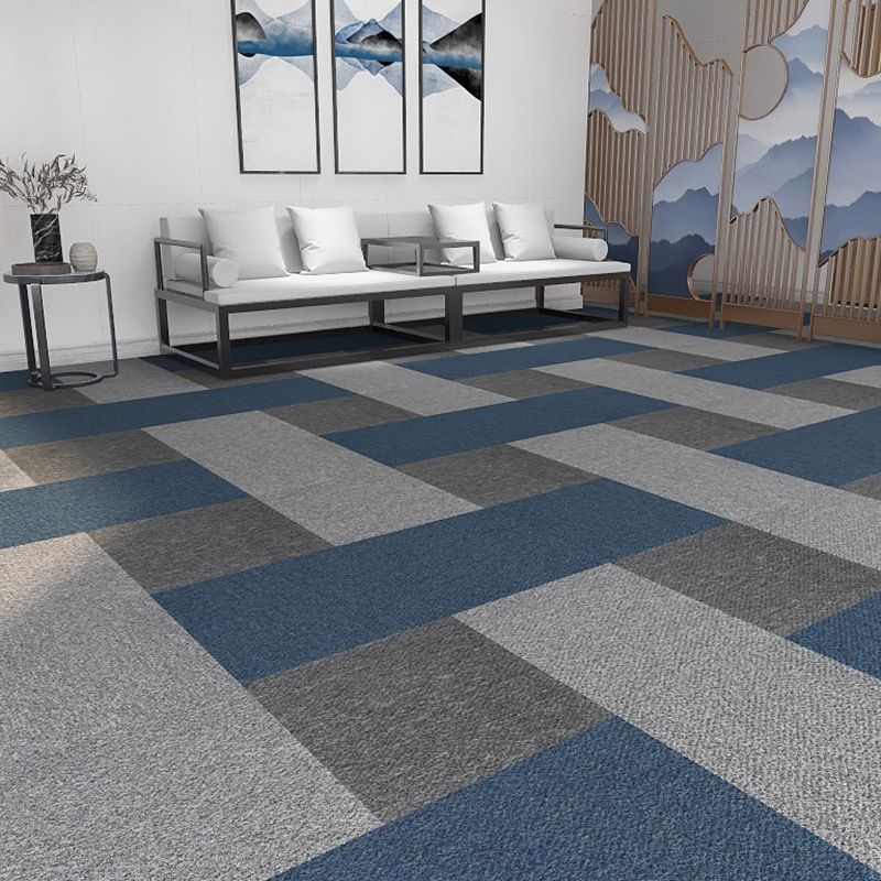 Office Loose Lay Carpet Tiles Dark Color Non-Skid Level Loop Carpet Tile Clearhalo 'Carpet Tiles & Carpet Squares' 'carpet_tiles_carpet_squares' 'Flooring 'Home Improvement' 'home_improvement' 'home_improvement_carpet_tiles_carpet_squares' Walls and Ceiling' 1200x1200_e81e678b-4d89-43b9-aa75-8ba1ba56d998