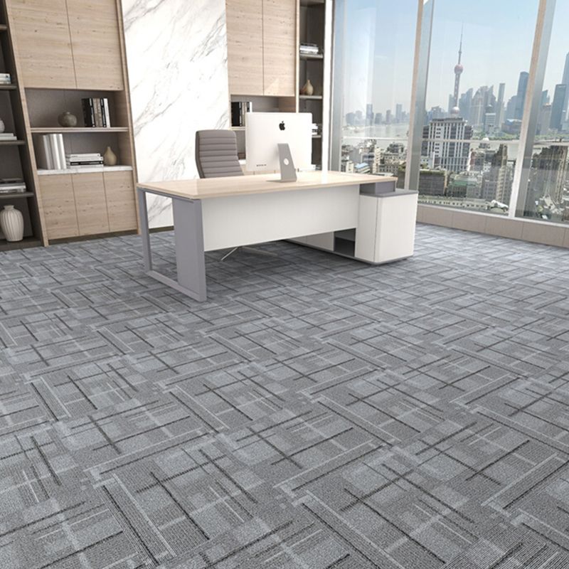 Indoor Level Loop Carpet Tile Dark Color Fade Resistant Loose Lay Carpet Tiles Clearhalo 'Carpet Tiles & Carpet Squares' 'carpet_tiles_carpet_squares' 'Flooring 'Home Improvement' 'home_improvement' 'home_improvement_carpet_tiles_carpet_squares' Walls and Ceiling' 1200x1200_e8242587-113e-4d8d-bf10-fb068c8f7180