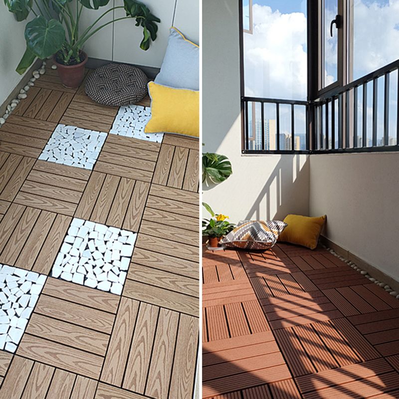 Modern Plastic Wood Laminate Plank Flooring Outdoors Mildew Resistant Laminate Clearhalo 'Flooring 'Home Improvement' 'home_improvement' 'home_improvement_laminate_flooring' 'Laminate Flooring' 'laminate_flooring' Walls and Ceiling' 1200x1200_e82dbb38-3074-486c-ad47-e33645fb1422