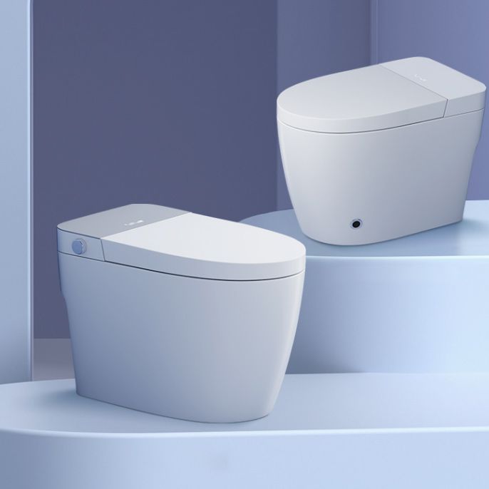 White Elongated Floor Standing Bidet Home Deodorizing Ceramic Smart Toilet Clearhalo 'Bathroom Remodel & Bathroom Fixtures' 'Bidets' 'Home Improvement' 'home_improvement' 'home_improvement_bidets' 'Toilets & Bidets' 1200x1200_e84a4486-0ba6-47f1-9302-ce663d7fa991