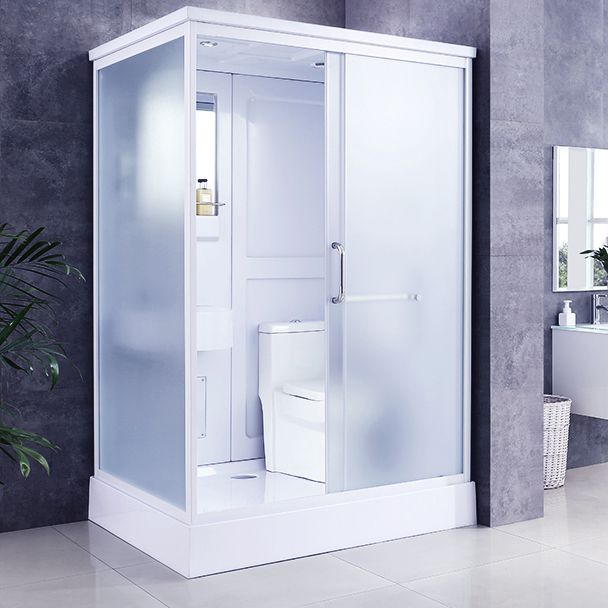 Modern Frosted Shower Stall Rectangle Tempered Shower Stall for Bathroom Clearhalo 'Bathroom Remodel & Bathroom Fixtures' 'Home Improvement' 'home_improvement' 'home_improvement_shower_stalls_enclosures' 'Shower Stalls & Enclosures' 'shower_stalls_enclosures' 'Showers & Bathtubs' 1200x1200_e8824d98-0ced-409c-adb4-74862a00108e