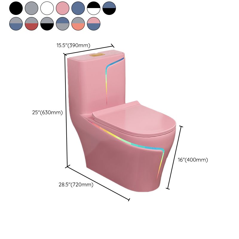 Traditional Flush Toilet Floor Mount One-Piece Toilet with Slow Close Seat Clearhalo 'Bathroom Remodel & Bathroom Fixtures' 'Home Improvement' 'home_improvement' 'home_improvement_toilets' 'Toilets & Bidets' 'Toilets' 1200x1200_e882a5a2-a593-461a-80bc-3b1567e5214e
