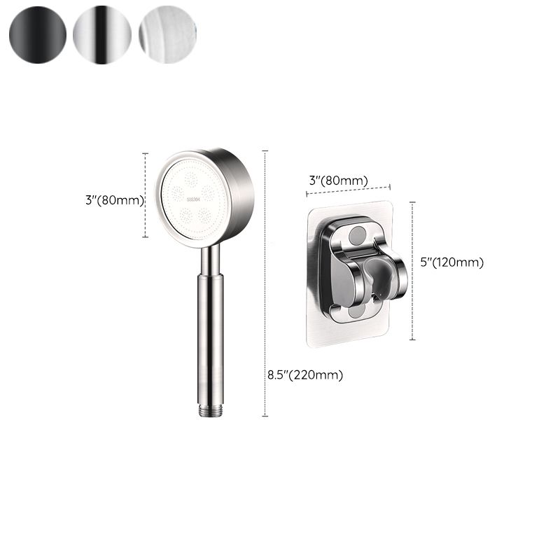 Classic Round Shower Head Metal Standard Handheld Shower Head Clearhalo 'Bathroom Remodel & Bathroom Fixtures' 'Home Improvement' 'home_improvement' 'home_improvement_shower_heads' 'Shower Heads' 'shower_heads' 'Showers & Bathtubs Plumbing' 'Showers & Bathtubs' 1200x1200_e8952b46-fd9f-4263-b5c5-a828bf89616c