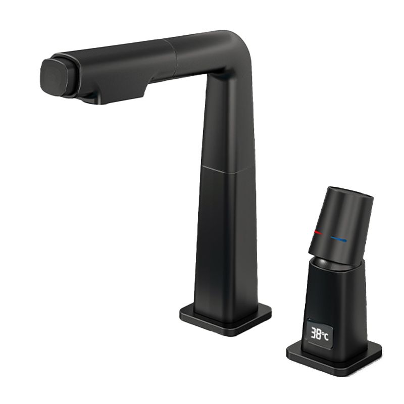 Modern Centerset Faucet Solid Color Single Hole Vessel Sink Bathroom Faucet Clearhalo 'Bathroom Remodel & Bathroom Fixtures' 'Bathroom Sink Faucets' 'Bathroom Sinks & Faucet Components' 'bathroom_sink_faucets' 'Home Improvement' 'home_improvement' 'home_improvement_bathroom_sink_faucets' 1200x1200_e8c838a1-19c7-4335-ac86-eed4754430ab