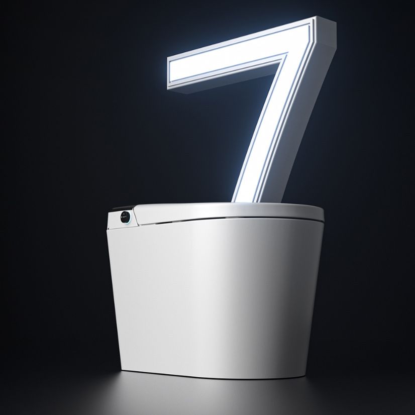 Elongated White Ceramic Contemporary Foot Sensor Smart Toilet Clearhalo 'Bathroom Remodel & Bathroom Fixtures' 'Bidets' 'Home Improvement' 'home_improvement' 'home_improvement_bidets' 'Toilets & Bidets' 1200x1200_e8ce0073-53a3-4147-849e-bab684d41325
