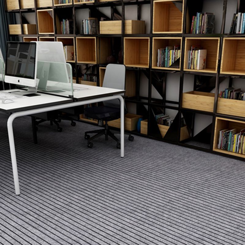 Dark Color Level Loop Carpet Tile Self Adhesive Indoor Office Carpet Tiles Clearhalo 'Carpet Tiles & Carpet Squares' 'carpet_tiles_carpet_squares' 'Flooring 'Home Improvement' 'home_improvement' 'home_improvement_carpet_tiles_carpet_squares' Walls and Ceiling' 1200x1200_e8da1d7e-d4f6-4a20-8c8c-d98cc0e19f45