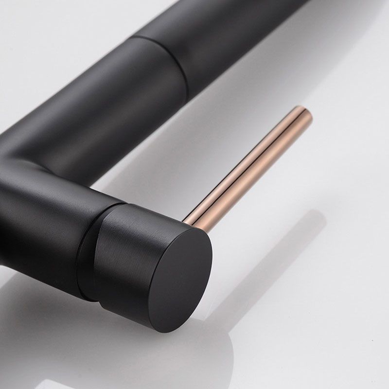 Industrial Style Faucet Centerset Faucets with Lever Handles Clearhalo 'Bathroom Remodel & Bathroom Fixtures' 'Bathroom Sink Faucets' 'Bathroom Sinks & Faucet Components' 'bathroom_sink_faucets' 'Home Improvement' 'home_improvement' 'home_improvement_bathroom_sink_faucets' 1200x1200_e8dd361a-0d30-4514-89ac-cae60fcea337