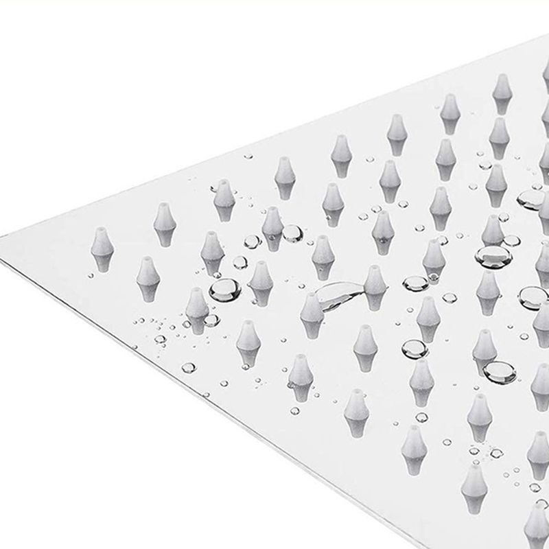 Stainless Steel Fixed Shower Head Rain Fall Wall-Mount Showerhead with Extension Arm Clearhalo 'Bathroom Remodel & Bathroom Fixtures' 'Home Improvement' 'home_improvement' 'home_improvement_shower_heads' 'Shower Heads' 'shower_heads' 'Showers & Bathtubs Plumbing' 'Showers & Bathtubs' 1200x1200_e8e1dea2-39ef-40c7-a89a-3cb3ee3a43d8