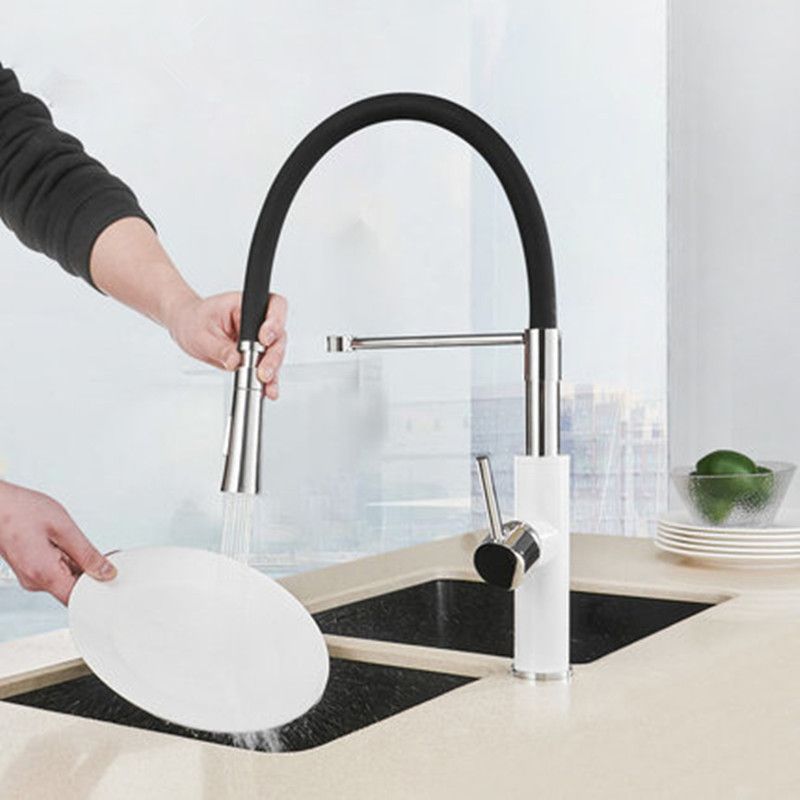 Modern 1-Handle Faucets with Water Dispenser Touchless Standard Kitchen Faucets Clearhalo 'Home Improvement' 'home_improvement' 'home_improvement_kitchen_faucets' 'Kitchen Faucets' 'Kitchen Remodel & Kitchen Fixtures' 'Kitchen Sinks & Faucet Components' 'kitchen_faucets' 1200x1200_e99f3c63-a606-4624-80d0-98e840c81f3d
