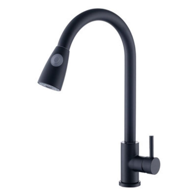 Modern Faucets 1-Handle Pull down with Water Dispenser Standard Kitchen Faucets Clearhalo 'Home Improvement' 'home_improvement' 'home_improvement_kitchen_faucets' 'Kitchen Faucets' 'Kitchen Remodel & Kitchen Fixtures' 'Kitchen Sinks & Faucet Components' 'kitchen_faucets' 1200x1200_e9b38c83-c6ae-43e5-9e4f-da7f3fc635fd