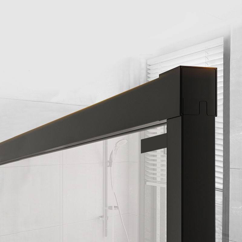 Semi-Frameless Shower Enclosure Square Corner Shower Enclosure Clearhalo 'Bathroom Remodel & Bathroom Fixtures' 'Home Improvement' 'home_improvement' 'home_improvement_shower_stalls_enclosures' 'Shower Stalls & Enclosures' 'shower_stalls_enclosures' 'Showers & Bathtubs' 1200x1200_e9b63a60-501c-4ef3-a322-f4653ace0e10