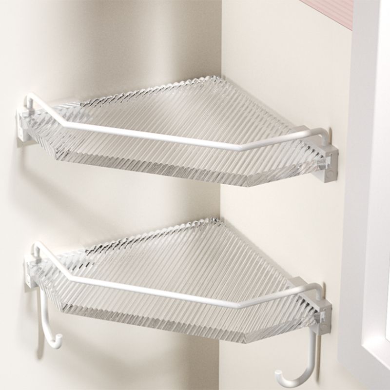 White Metal & Acrylic Bathroom Accessory as Individual or as a Set with Bath Shelf Clearhalo 'Bathroom Hardware Sets' 'Bathroom Hardware' 'Bathroom Remodel & Bathroom Fixtures' 'bathroom_hardware_sets' 'Home Improvement' 'home_improvement' 'home_improvement_bathroom_hardware_sets' 1200x1200_e9cc24e2-a566-49d2-aa14-f557b164a3b0