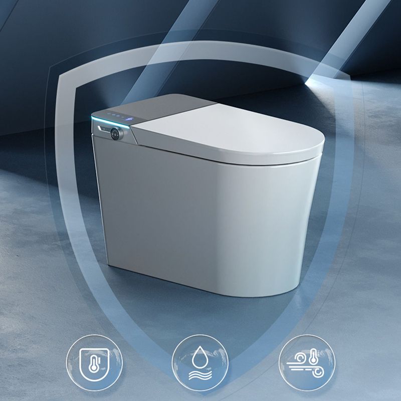 Elongated Smart Toilet Stain Resistant Deodorizing White Floor Mount Bidet Clearhalo 'Bathroom Remodel & Bathroom Fixtures' 'Bidets' 'Home Improvement' 'home_improvement' 'home_improvement_bidets' 'Toilets & Bidets' 1200x1200_e9df0a4e-0ed9-49d5-9dbb-667cb4efa35c