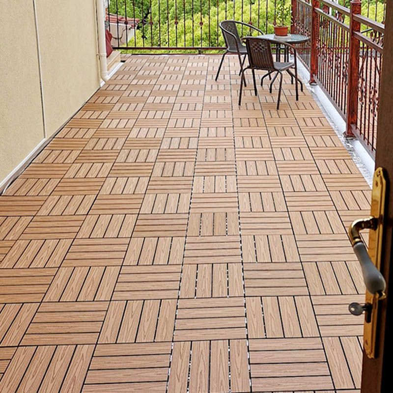 Classical Deck Tile Interlocking Wood Outdoor Flooring Flooring Tile Clearhalo 'Home Improvement' 'home_improvement' 'home_improvement_outdoor_deck_tiles_planks' 'Outdoor Deck Tiles & Planks' 'Outdoor Flooring & Tile' 'Outdoor Remodel' 'outdoor_deck_tiles_planks' 1200x1200_e9faf826-c75d-4008-94b4-7663c5e143b7
