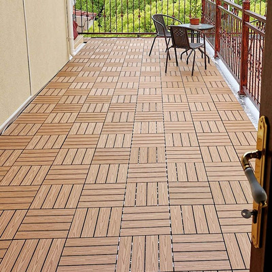 Classical Deck Tile Interlocking Wood Outdoor Flooring Flooring Tile Clearhalo 'Home Improvement' 'home_improvement' 'home_improvement_outdoor_deck_tiles_planks' 'Outdoor Deck Tiles & Planks' 'Outdoor Flooring & Tile' 'Outdoor Remodel' 'outdoor_deck_tiles_planks' 1200x1200_e9faf826-c75d-4008-94b4-7663c5e143b7