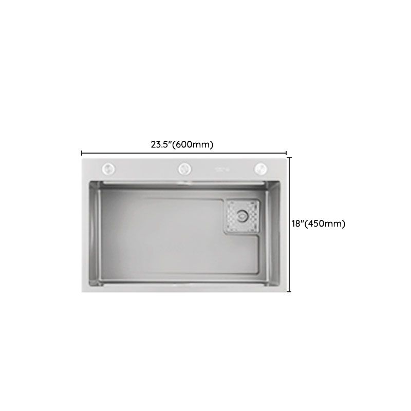 Modern Kitchen Sink Stainless Rectangular Water Purification Sink with Faucet Clearhalo 'Home Improvement' 'home_improvement' 'home_improvement_kitchen_sinks' 'Kitchen Remodel & Kitchen Fixtures' 'Kitchen Sinks & Faucet Components' 'Kitchen Sinks' 'kitchen_sinks' 1200x1200_ea1cf557-8c7f-449d-a882-7f2a6be51f69