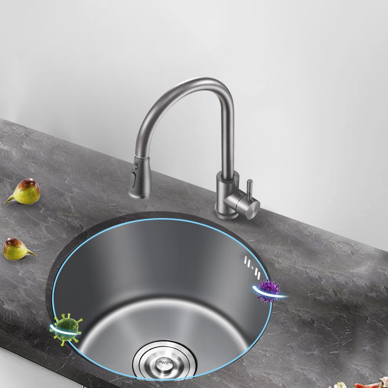 Modern Style Kitchen Sink Stainless Steel Round Shape Kitchen Sink Clearhalo 'Home Improvement' 'home_improvement' 'home_improvement_kitchen_sinks' 'Kitchen Remodel & Kitchen Fixtures' 'Kitchen Sinks & Faucet Components' 'Kitchen Sinks' 'kitchen_sinks' 1200x1200_ea245862-ff3d-49bf-a319-18236960fde4