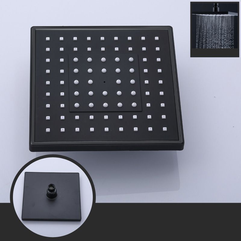 Contemporary Style Shower Head Plastic Fixed Shower Head with Shape of Round and Square Clearhalo 'Bathroom Remodel & Bathroom Fixtures' 'Home Improvement' 'home_improvement' 'home_improvement_shower_heads' 'Shower Heads' 'shower_heads' 'Showers & Bathtubs Plumbing' 'Showers & Bathtubs' 1200x1200_ea3e4d76-19a9-46e8-ab9c-f43966544949