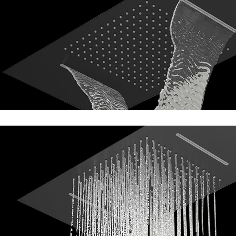 Modern Shower Set Thermostatic Ceiling Mounted Shower System Clearhalo 'Bathroom Remodel & Bathroom Fixtures' 'Home Improvement' 'home_improvement' 'home_improvement_shower_faucets' 'Shower Faucets & Systems' 'shower_faucets' 'Showers & Bathtubs Plumbing' 'Showers & Bathtubs' 1200x1200_ea44164e-9914-4e81-ad7e-d567a95f574f