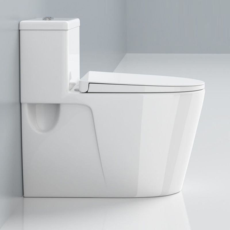 Modern Floor Mount Toilet Slow Close Seat Included Toilet Bowl for Washroom Clearhalo 'Bathroom Remodel & Bathroom Fixtures' 'Home Improvement' 'home_improvement' 'home_improvement_toilets' 'Toilets & Bidets' 'Toilets' 1200x1200_ea5716b5-a92b-4112-a43f-9630fce27231
