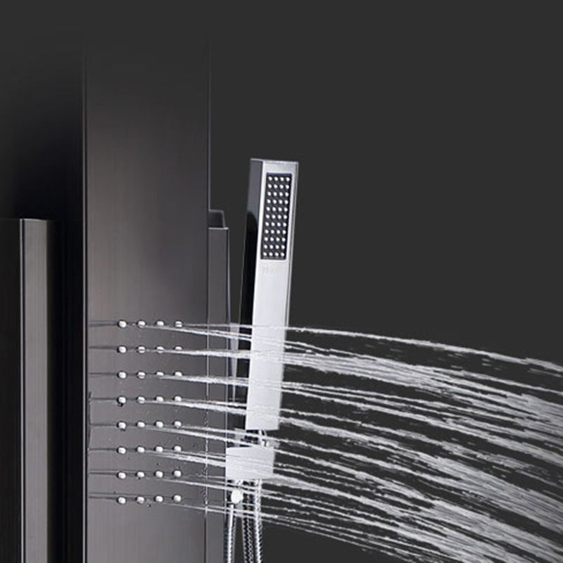 Contemporary Shower System Slide Bar Dual Shower Head Thermostatic Wall Mounted Shower Set Clearhalo 'Bathroom Remodel & Bathroom Fixtures' 'Home Improvement' 'home_improvement' 'home_improvement_shower_faucets' 'Shower Faucets & Systems' 'shower_faucets' 'Showers & Bathtubs Plumbing' 'Showers & Bathtubs' 1200x1200_ea602fbb-6c14-4ef9-bfbf-1ca5d2058ddd