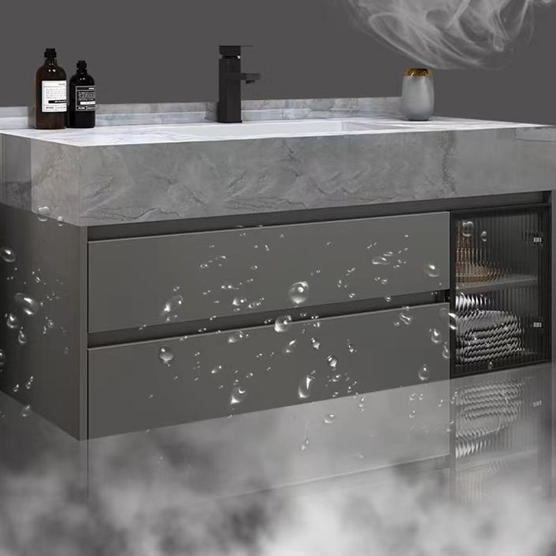 Wall Mounted Sink Vanity Solid Wood Bathroom Sink Vanity with Single Sink Clearhalo 'Bathroom Remodel & Bathroom Fixtures' 'Bathroom Vanities' 'bathroom_vanities' 'Home Improvement' 'home_improvement' 'home_improvement_bathroom_vanities' 1200x1200_ea62d7af-3599-4678-a50a-530b82820985