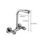 Contemporary Wall Mounted Kitchen Faucet High Arch Double Handles Water Filler in Chrome Clearhalo 'Home Improvement' 'home_improvement' 'home_improvement_kitchen_faucets' 'Kitchen Faucets' 'Kitchen Remodel & Kitchen Fixtures' 'Kitchen Sinks & Faucet Components' 'kitchen_faucets' 1200x1200_ea677523-415c-458d-b145-83ce81c583b9