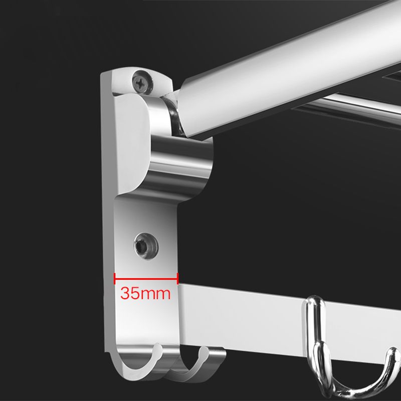 Modern Stainless Steel Bath Shelf Paper Holder Bath Hardware Set Clearhalo 'Bathroom Hardware Sets' 'Bathroom Hardware' 'Bathroom Remodel & Bathroom Fixtures' 'bathroom_hardware_sets' 'Home Improvement' 'home_improvement' 'home_improvement_bathroom_hardware_sets' 1200x1200_ea6db8e8-5896-4153-92ad-27e151937880