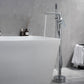 Floor Mounted Bronzel Freestanding Tub Filler Single Handle Freestanding Faucet with Hose Clearhalo 'Bathroom Remodel & Bathroom Fixtures' 'Bathtub Faucets' 'bathtub_faucets' 'Home Improvement' 'home_improvement' 'home_improvement_bathtub_faucets' 1200x1200_ea7269e3-8a93-40db-81e7-581063c4ebf8