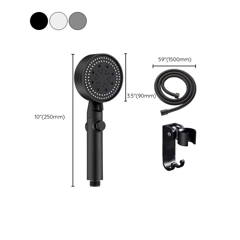 Plastic Bathroom Shower Head Wall-mounted Shower Head with Adjustable Spray Pattern Clearhalo 'Bathroom Remodel & Bathroom Fixtures' 'Home Improvement' 'home_improvement' 'home_improvement_shower_heads' 'Shower Heads' 'shower_heads' 'Showers & Bathtubs Plumbing' 'Showers & Bathtubs' 1200x1200_ea924998-1526-4799-b61f-836eebc588fc