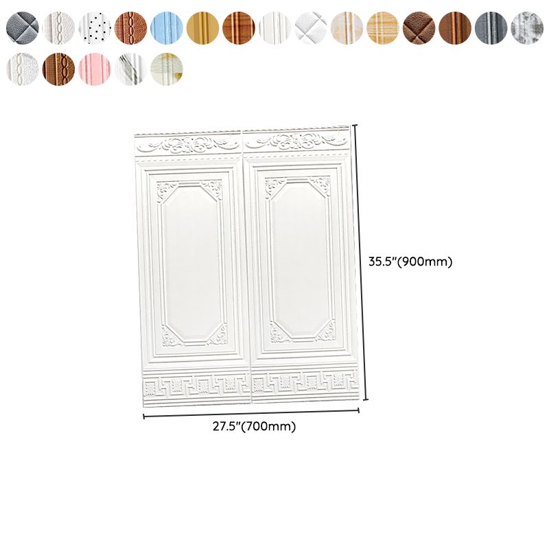 Contemporary Waterproof Wainscoting Peel and Stick Indoor Wallboard Clearhalo 'Flooring 'Home Improvement' 'home_improvement' 'home_improvement_wall_paneling' 'Wall Paneling' 'wall_paneling' 'Walls & Ceilings' Walls and Ceiling' 1200x1200_eaa5fcdf-286f-4169-9e1f-eb8950703351