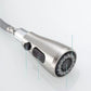 Pulldown Sprayer Bar Prep Kitchen Faucet Contemporary Bridge Faucet Clearhalo 'Home Improvement' 'home_improvement' 'home_improvement_kitchen_faucets' 'Kitchen Faucets' 'Kitchen Remodel & Kitchen Fixtures' 'Kitchen Sinks & Faucet Components' 'kitchen_faucets' 1200x1200_eaa88fe7-e89d-4e1c-8d15-def09990a845