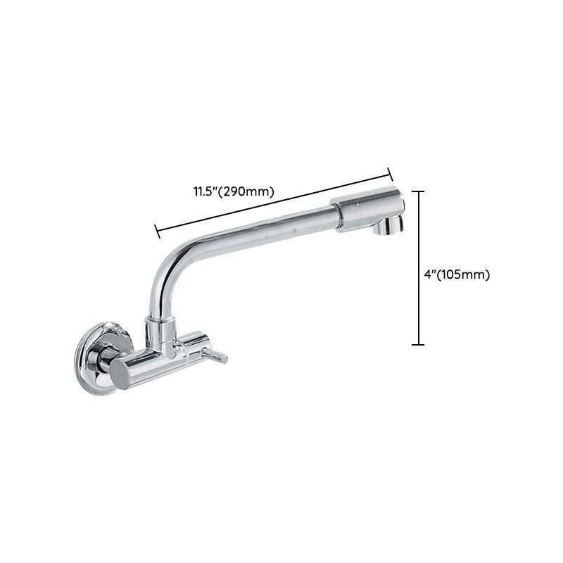 Wall Mounted Metal Tub Filler Low Arc Waterfall Bathtub Faucet Clearhalo 'Bathroom Remodel & Bathroom Fixtures' 'Bathtub Faucets' 'bathtub_faucets' 'Home Improvement' 'home_improvement' 'home_improvement_bathtub_faucets' 1200x1200_eac0ab15-026c-4ce3-bf4a-dfe66c44d8f0