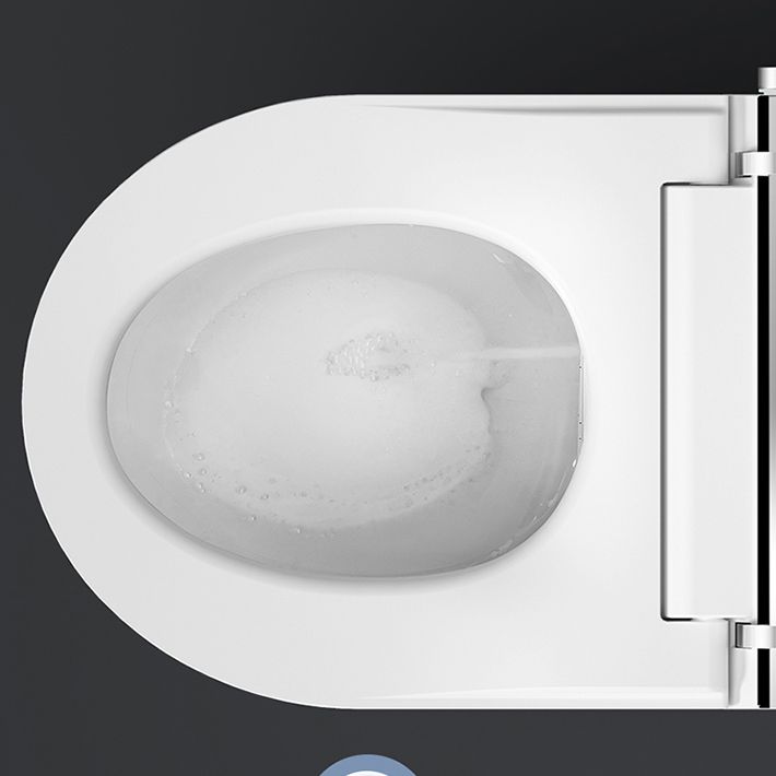 Contemporary Elongated White Heated Seat Dryer Wall Mounted Bidet Clearhalo 'Bathroom Remodel & Bathroom Fixtures' 'Bidets' 'Home Improvement' 'home_improvement' 'home_improvement_bidets' 'Toilets & Bidets' 1200x1200_ead21285-049f-4243-bd86-d6d6dfb6e9bf