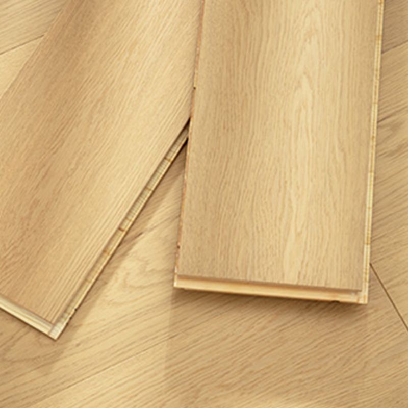 Contemporary Oak Wood Hardwood Flooring Smooth Waterproof Flooring Clearhalo 'Flooring 'Hardwood Flooring' 'hardwood_flooring' 'Home Improvement' 'home_improvement' 'home_improvement_hardwood_flooring' Walls and Ceiling' 1200x1200_eaf5f9df-fc69-4c07-bed8-b668ce11c11f