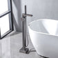 Floor Mounted Metal Freestanding Tub Filler One Handle Waterfall Freestanding Faucet Clearhalo 'Bathroom Remodel & Bathroom Fixtures' 'Bathtub Faucets' 'bathtub_faucets' 'Home Improvement' 'home_improvement' 'home_improvement_bathtub_faucets' 1200x1200_eb106890-44f7-42ff-9cad-7bbaa7c6c6da