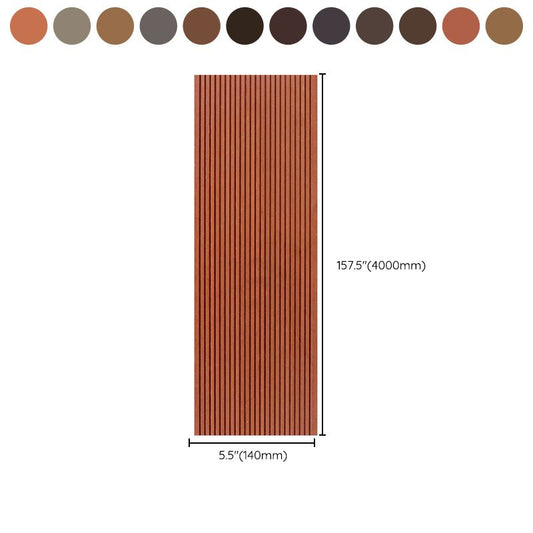 Rectangle Composite Deck Plank 157.5" x 5.5" Outdoor Patio Flooring Plank Clearhalo 'Home Improvement' 'home_improvement' 'home_improvement_outdoor_deck_tiles_planks' 'Outdoor Deck Tiles & Planks' 'Outdoor Flooring & Tile' 'Outdoor Remodel' 'outdoor_deck_tiles_planks' 1200x1200_eb1afed4-ba1d-4c41-ba68-2a55a68d74ca