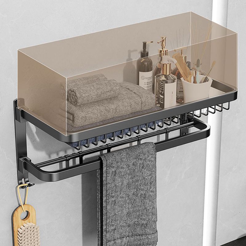 Minimalistic Black Bathroom Accessory Kit Paper Holder Towel Bar Bath Hardware Set Clearhalo 'Bathroom Hardware Sets' 'Bathroom Hardware' 'Bathroom Remodel & Bathroom Fixtures' 'bathroom_hardware_sets' 'Home Improvement' 'home_improvement' 'home_improvement_bathroom_hardware_sets' 1200x1200_eb359906-e309-4ec4-8a7c-0973353e2fa6