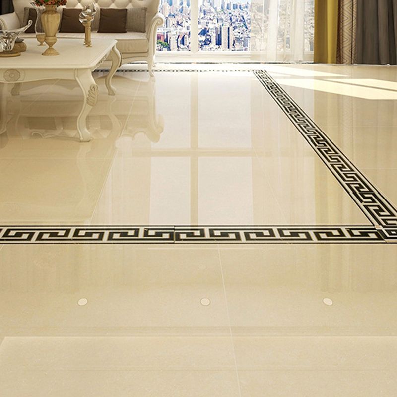 Modern Style Square Floor Tile Pure Color Straight Edge Waterproof Polished Floor Tile Clearhalo 'Floor Tiles & Wall Tiles' 'floor_tiles_wall_tiles' 'Flooring 'Home Improvement' 'home_improvement' 'home_improvement_floor_tiles_wall_tiles' Walls and Ceiling' 1200x1200_eb426152-db01-4024-8db3-2d4bb55e7027
