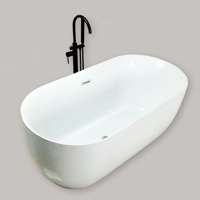 Antique Finish Soaking Bath Oval Stand Alone Modern Bath Tub Clearhalo 'Bathroom Remodel & Bathroom Fixtures' 'Bathtubs' 'Home Improvement' 'home_improvement' 'home_improvement_bathtubs' 'Showers & Bathtubs' 1200x1200_eb494045-ba8d-4e5d-87f9-86d556816ab1