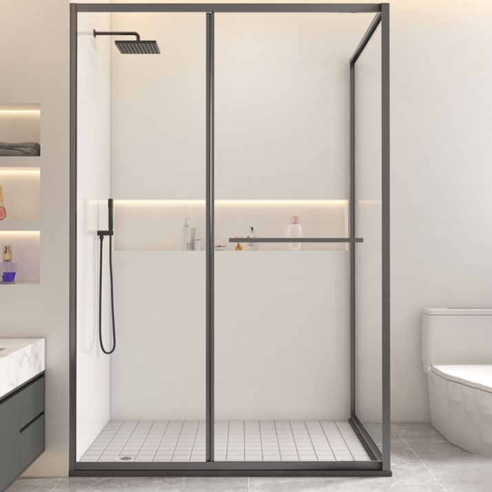 Rectangular Full Frame Shower Enclosure Tempered Glass Shower Enclosure Clearhalo 'Bathroom Remodel & Bathroom Fixtures' 'Home Improvement' 'home_improvement' 'home_improvement_shower_stalls_enclosures' 'Shower Stalls & Enclosures' 'shower_stalls_enclosures' 'Showers & Bathtubs' 1200x1200_eb56d4e2-7239-4fbe-9ed8-2ccd09521df1