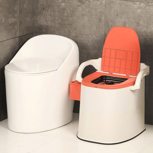 Modern Plastic Toilet Floor Mounted Toilet Bowl with Toilet Seat for Bathroom Clearhalo 'Bathroom Remodel & Bathroom Fixtures' 'Home Improvement' 'home_improvement' 'home_improvement_toilets' 'Toilets & Bidets' 'Toilets' 1200x1200_eb586f2f-6307-41f1-8442-7b858bac43b1