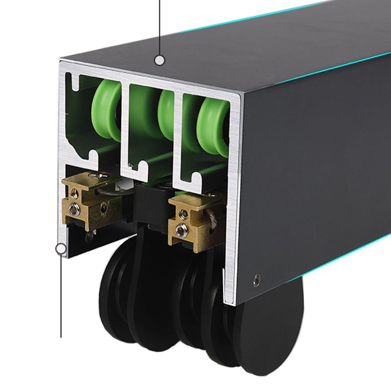 Triple Linkage Double Sliding Shower Door Tempered Glass Shower Door Clearhalo 'Bathroom Remodel & Bathroom Fixtures' 'Home Improvement' 'home_improvement' 'home_improvement_shower_tub_doors' 'Shower and Tub Doors' 'shower_tub_doors' 'Showers & Bathtubs' 1200x1200_eb65ee5f-ba90-4315-9982-910d92dfc3ac