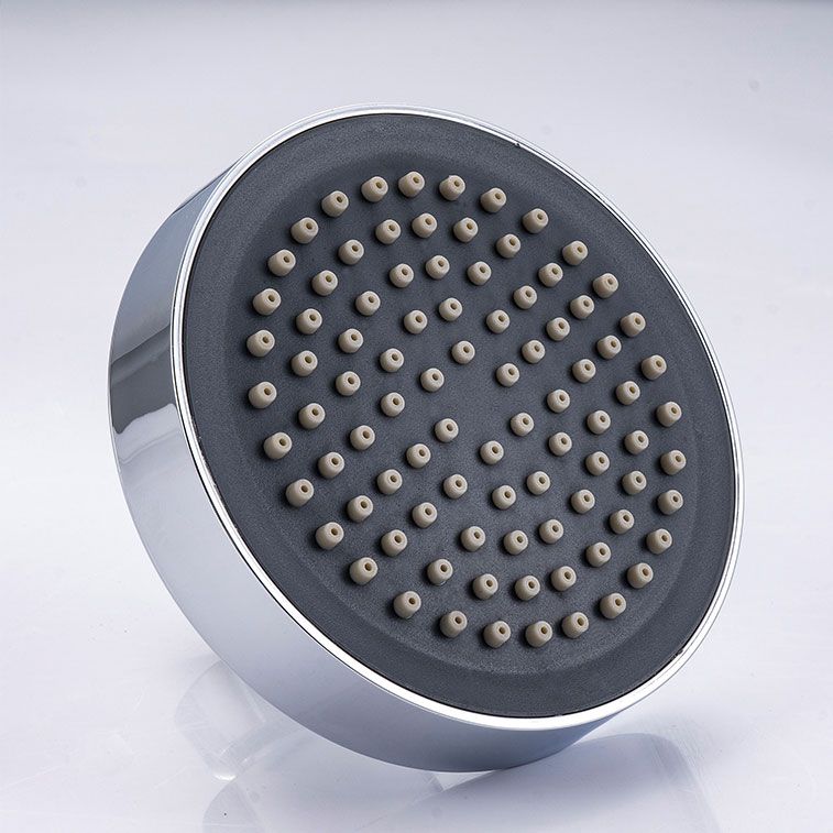 Round Small Top Shower Head Wall-Mount Adjustable Shower Head Clearhalo 'Bathroom Remodel & Bathroom Fixtures' 'Home Improvement' 'home_improvement' 'home_improvement_shower_heads' 'Shower Heads' 'shower_heads' 'Showers & Bathtubs Plumbing' 'Showers & Bathtubs' 1200x1200_eb7e7136-d975-4fce-82ba-08b3d28c921b
