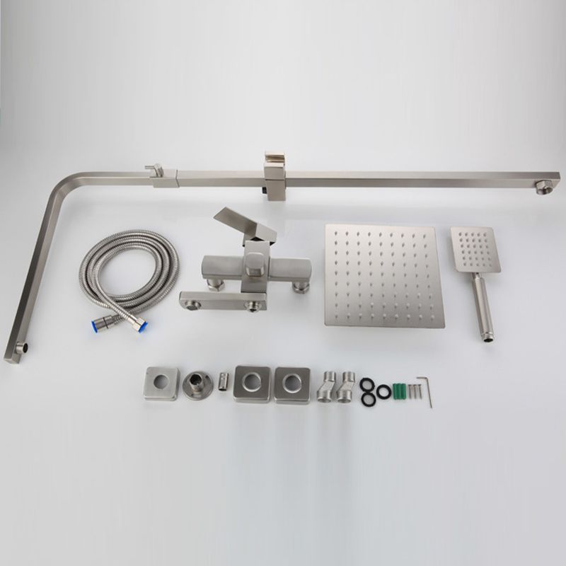 Modern Shower System Stainless Steel Temperature Control Wall Mounted Shower Set Clearhalo 'Bathroom Remodel & Bathroom Fixtures' 'Home Improvement' 'home_improvement' 'home_improvement_shower_faucets' 'Shower Faucets & Systems' 'shower_faucets' 'Showers & Bathtubs Plumbing' 'Showers & Bathtubs' 1200x1200_eb8e5812-7547-4586-bc71-5c83876507d1