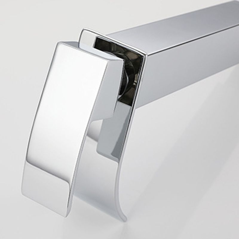 Waterfall Spout Sink Bathroom Faucet Light Luxury Basin Lavatory Faucet Clearhalo 'Bathroom Remodel & Bathroom Fixtures' 'Bathroom Sink Faucets' 'Bathroom Sinks & Faucet Components' 'bathroom_sink_faucets' 'Home Improvement' 'home_improvement' 'home_improvement_bathroom_sink_faucets' 1200x1200_eba4762e-6c79-494a-bcac-d0be82c37b94