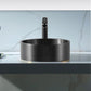 Contemporary Bathroom Sink Metal Round Vessel Bathroom Sink with Pop-Up Drain Clearhalo 'Bathroom Remodel & Bathroom Fixtures' 'Bathroom Sinks & Faucet Components' 'Bathroom Sinks' 'bathroom_sink' 'Home Improvement' 'home_improvement' 'home_improvement_bathroom_sink' 1200x1200_ebad1c0e-c6bc-4c76-9703-8a7065de20ad