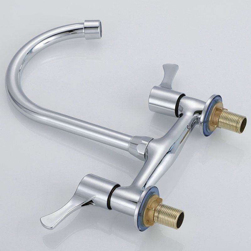 Modern Kitchen Bar Faucet Brass 2 Knob Handle and Supply Lines Bar Prep Kitchen Faucet Clearhalo 'Home Improvement' 'home_improvement' 'home_improvement_kitchen_faucets' 'Kitchen Faucets' 'Kitchen Remodel & Kitchen Fixtures' 'Kitchen Sinks & Faucet Components' 'kitchen_faucets' 1200x1200_ebcbef17-0f30-435d-9acb-667fcea9be8c