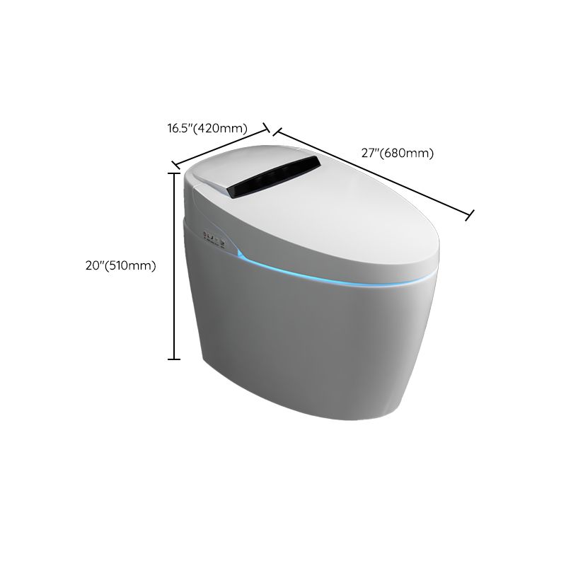 Contemporary Floor Standing Bidet Elongated White Heated Seat Floor Mount Bidet Clearhalo 'Bathroom Remodel & Bathroom Fixtures' 'Bidets' 'Home Improvement' 'home_improvement' 'home_improvement_bidets' 'Toilets & Bidets' 1200x1200_ebe4928c-2f9d-439c-aaf2-6ea5870bf56c