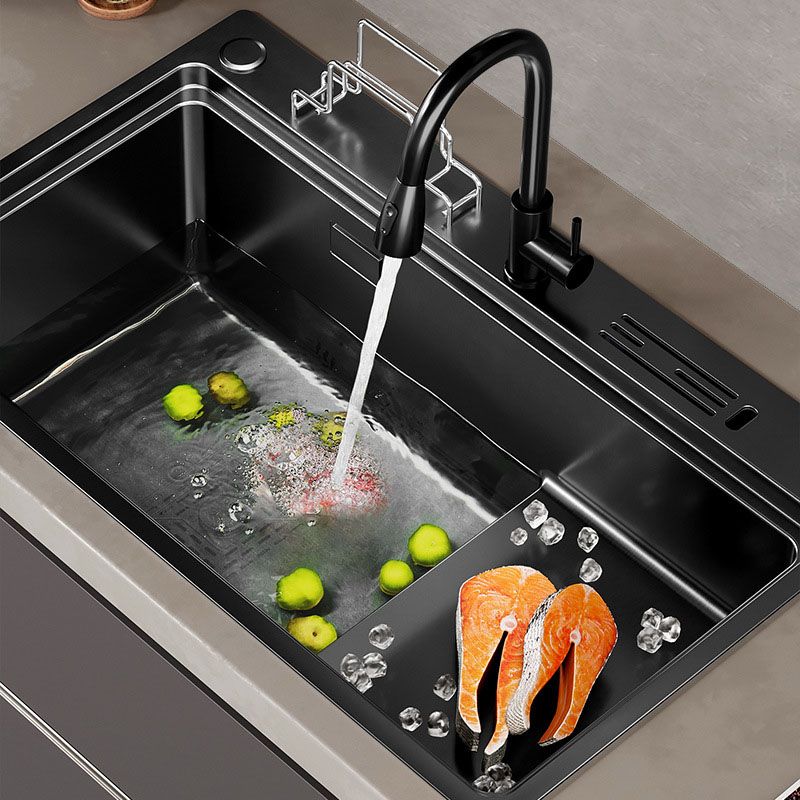 Contemporary Style Kitchen Sink Stainless Steel Kitchen Double Sink Clearhalo 'Home Improvement' 'home_improvement' 'home_improvement_kitchen_sinks' 'Kitchen Remodel & Kitchen Fixtures' 'Kitchen Sinks & Faucet Components' 'Kitchen Sinks' 'kitchen_sinks' 1200x1200_ebeb2d9e-1145-43e9-adae-69eaeeef415d